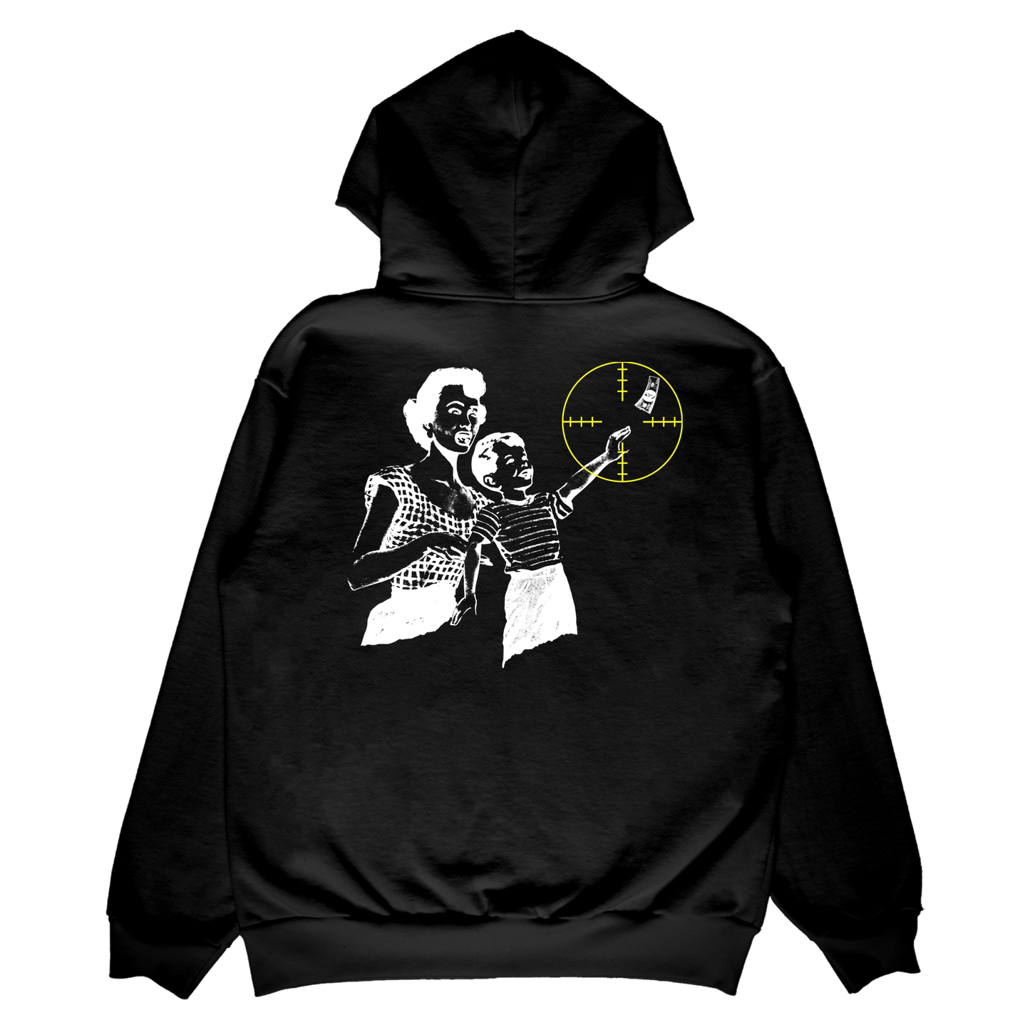 “HIGH RISK / NO REWARD” LOGO ZIP UP HOODIE