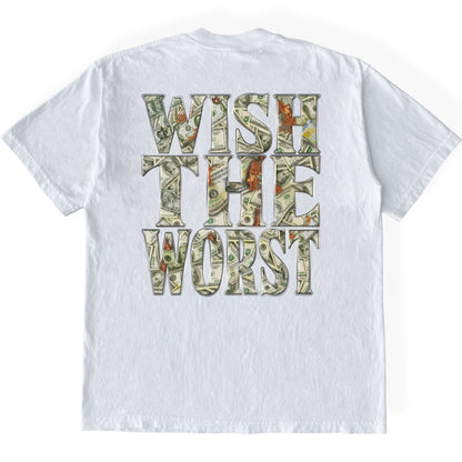 “UP IN FLAMES” LETTER TEE