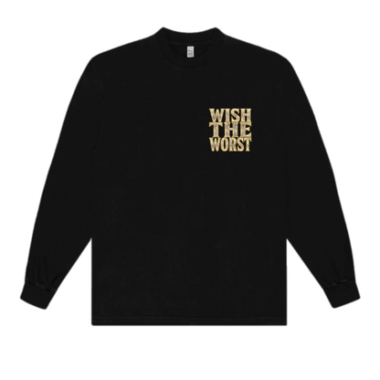 “BLING” TEXT LOGO LONG SLEEVE TEE